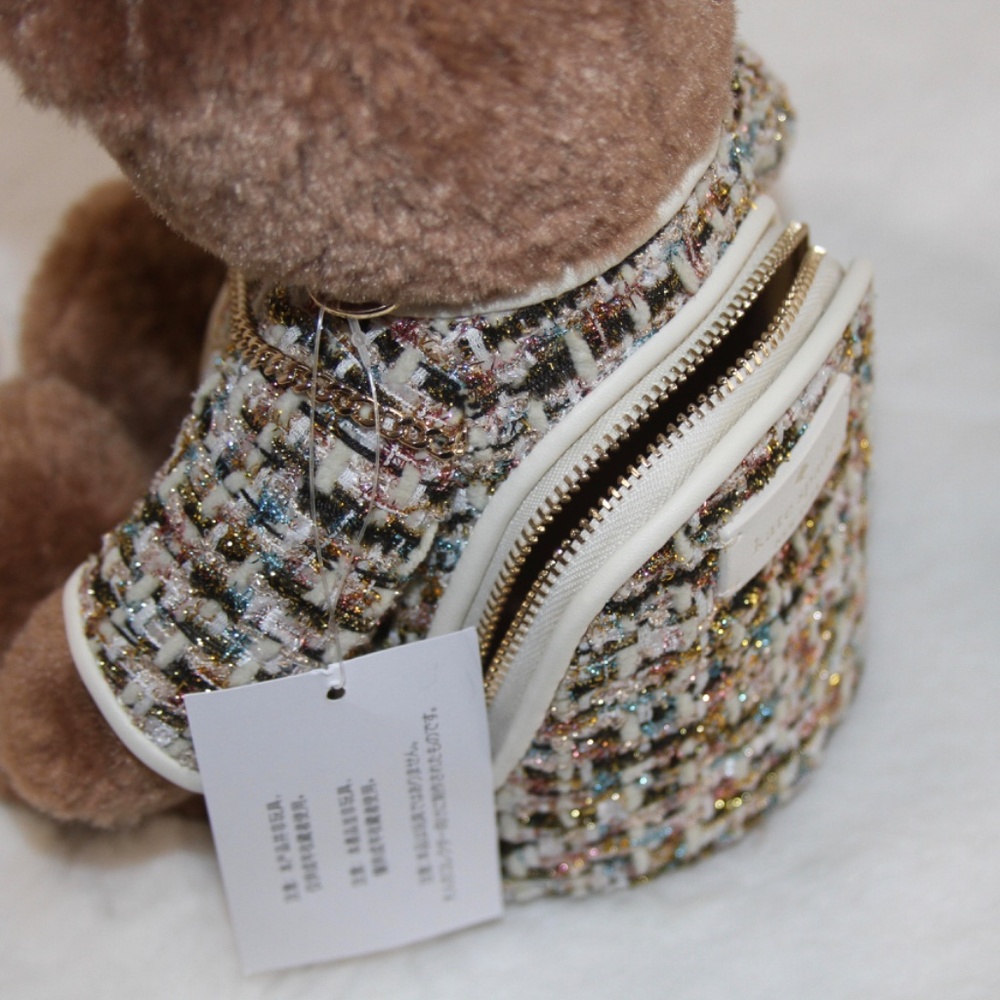 NWT Kate Spade Teddy Bear Backpack Purse Holiday Novelty Shoulder Crossbody Bag - Picture 6 of 6